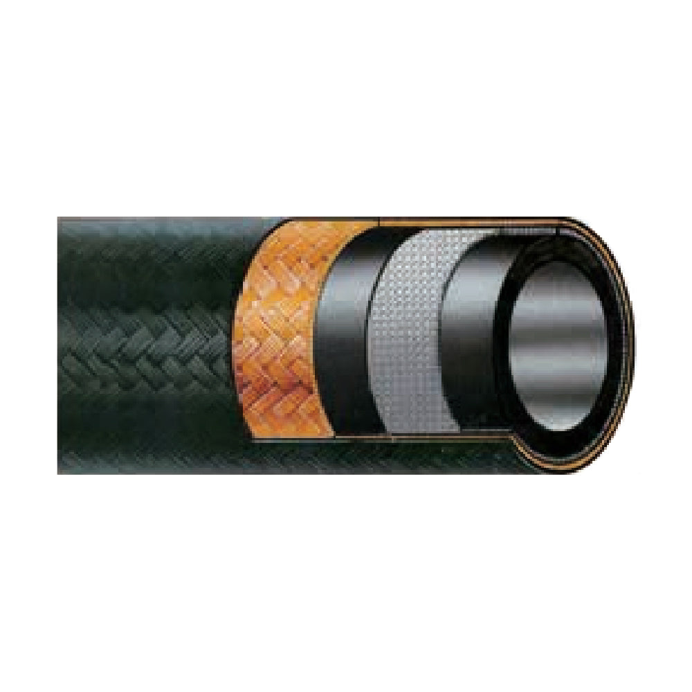 Single Wire Braid, Textile Covered Hydraulic Hose -SAE 100R5